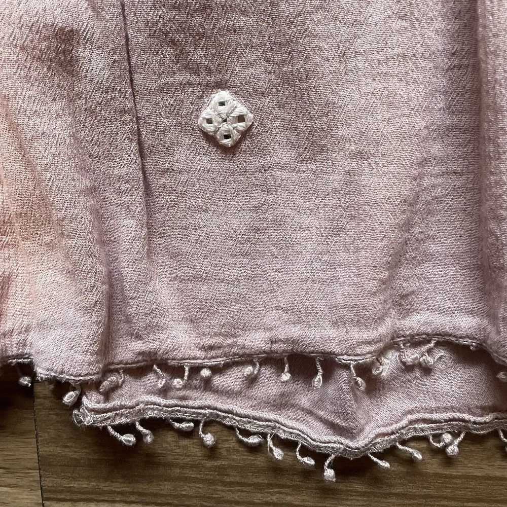 American Eagle Outfitters Off the Shoulder Womens Pink Top - Size M - Picture 6 of 7